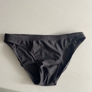 MENS SOLID GREY SWIM BRIEF